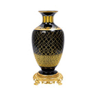 VASE CRYSTAL BRASS IR E8-V1084-2 JSA19-A32