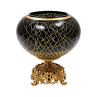 VASE CRYSTAL BRASS IR E9-21008-1 JSA19-A32