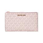 MK DOUBLE ZIPPER WALLET 35F8GTVW0B VANILLA (IR)