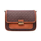 MK SIGNATURE CROSSBODY BAG 35R5G2BM8B BRN (IR)
