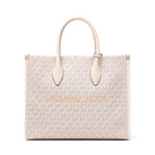 MK SIGNATURE TOTE BAG 35R5G7ZT2B VANILLA (IR)