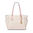 MK SIGNATURE TOTE BAG 35F5G6AT2B PWDR BLSH (IR)