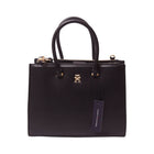 TOMMY HILFIGER LARGE BLACK TOTE BAG