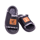 BOYS  SLIPPER BLACK JH011-B 30-35 IR-26 EVA