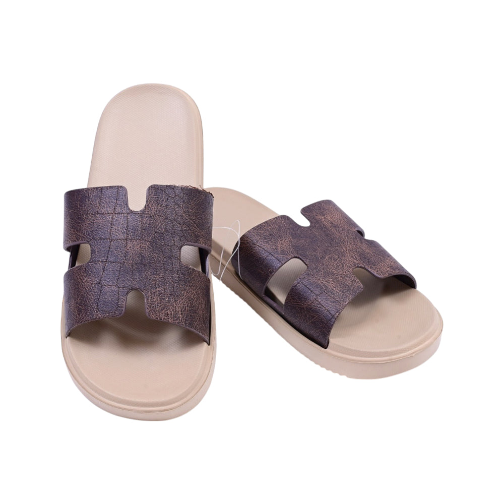 MEN SLIPPER BROWN GT-5154 40-45 IR-26 EVA