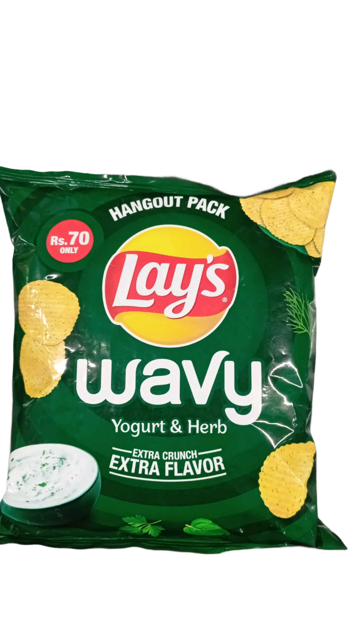 LAYS WAVY YOGURT & HERB 45GM