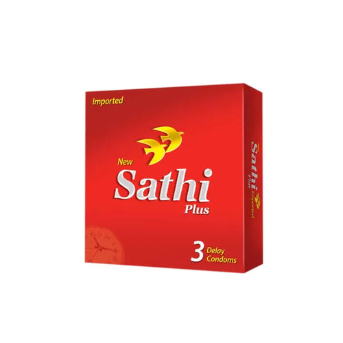 Sathi Plus Delay Condoms - Pack Of 3