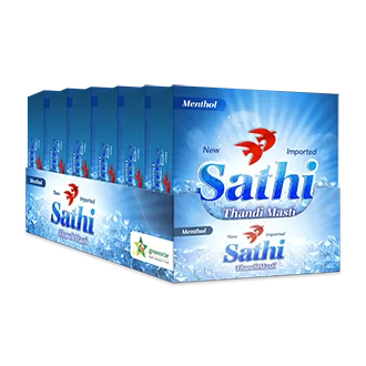 Sathi Menthol Condom Tray - Pack of 3 - 18 Pieces (6 x 3's)