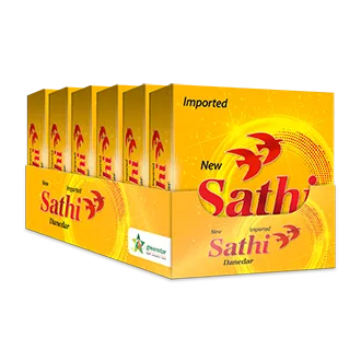 Sathi Danedar Condom Tray - Pack of 4 - 24 Pieces (6 x 4's)