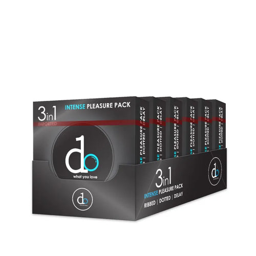 DO 3in1 Condom Tray - Pack of 3 - 18 Pieces
