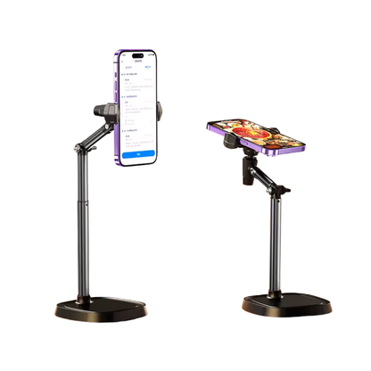 2-in-1 Adjustable Tabletop Phone & Tablet Holder Stand