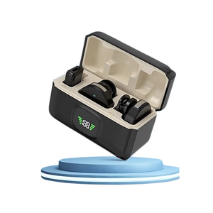 Wireless Collar Clip Microphone with Noise Reduction & Charging Case