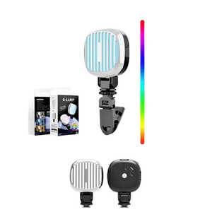RGB Rechargeable Camera & Mobile LED Video Light with Clip