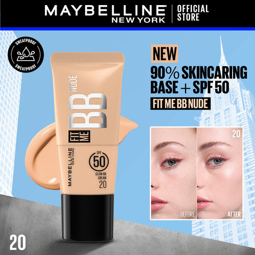 Maybelline New York - Fit Me Nude Bb Cream Natural Dewy Look + Spf 50, 20