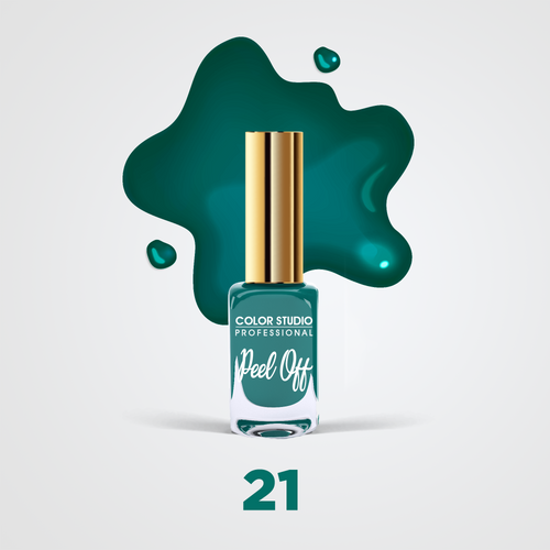 Color Studio - Peel Off Nail Colors 21 Saphire