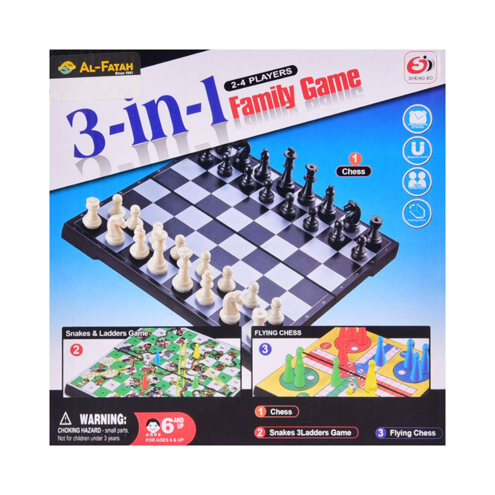 S4401-2 CHESS GAME 3IN1