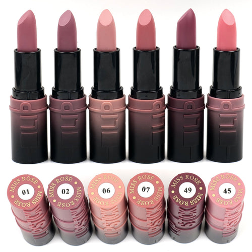 Miss Rose New Classic Pack Of 6 Lipstick For Girls 7301-421z2