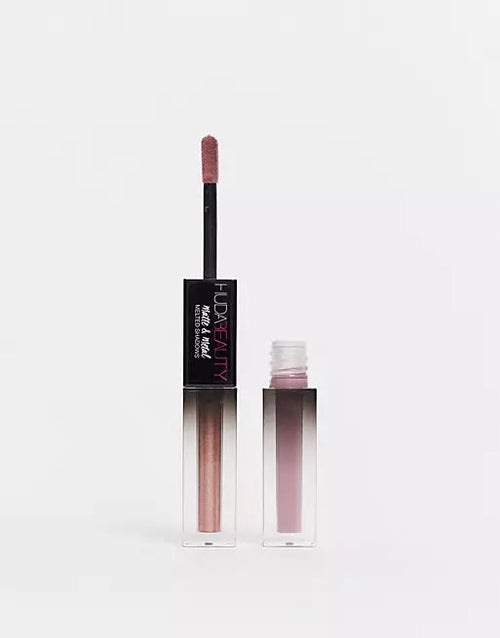 Huda Beauty - Matte & Metal Melted Double Ended Liquid Eyeshadows 2x2ml Request Line & Slow Jams
