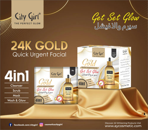 City Girl - 24k Gold Urgent Facial Sachet