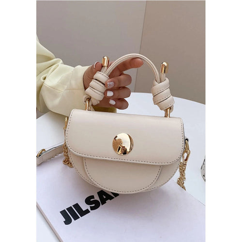 Shein - Mini Chain Flap Saddle Bag,trendy Business Casual Bag