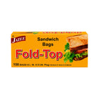JAZEE SANDWICH BAGS FOLD TOP 150BAGS PC