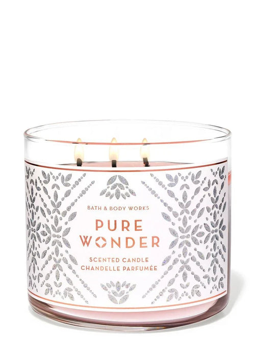 Bath & Body Works - Pure Wonder 3 Wick Candles 414gms