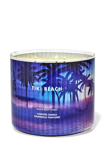 Bath & Body Works Tiki Beach 3 Wick Candles 414gms