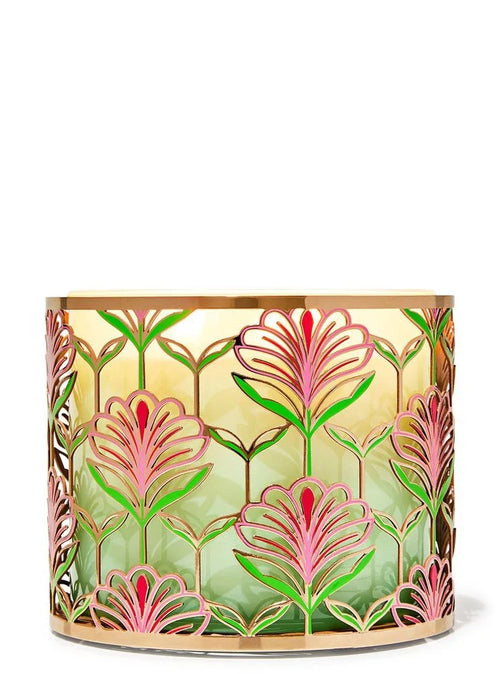 Bath & Body Works - Lotus Flower 3 Wick Candle Holders