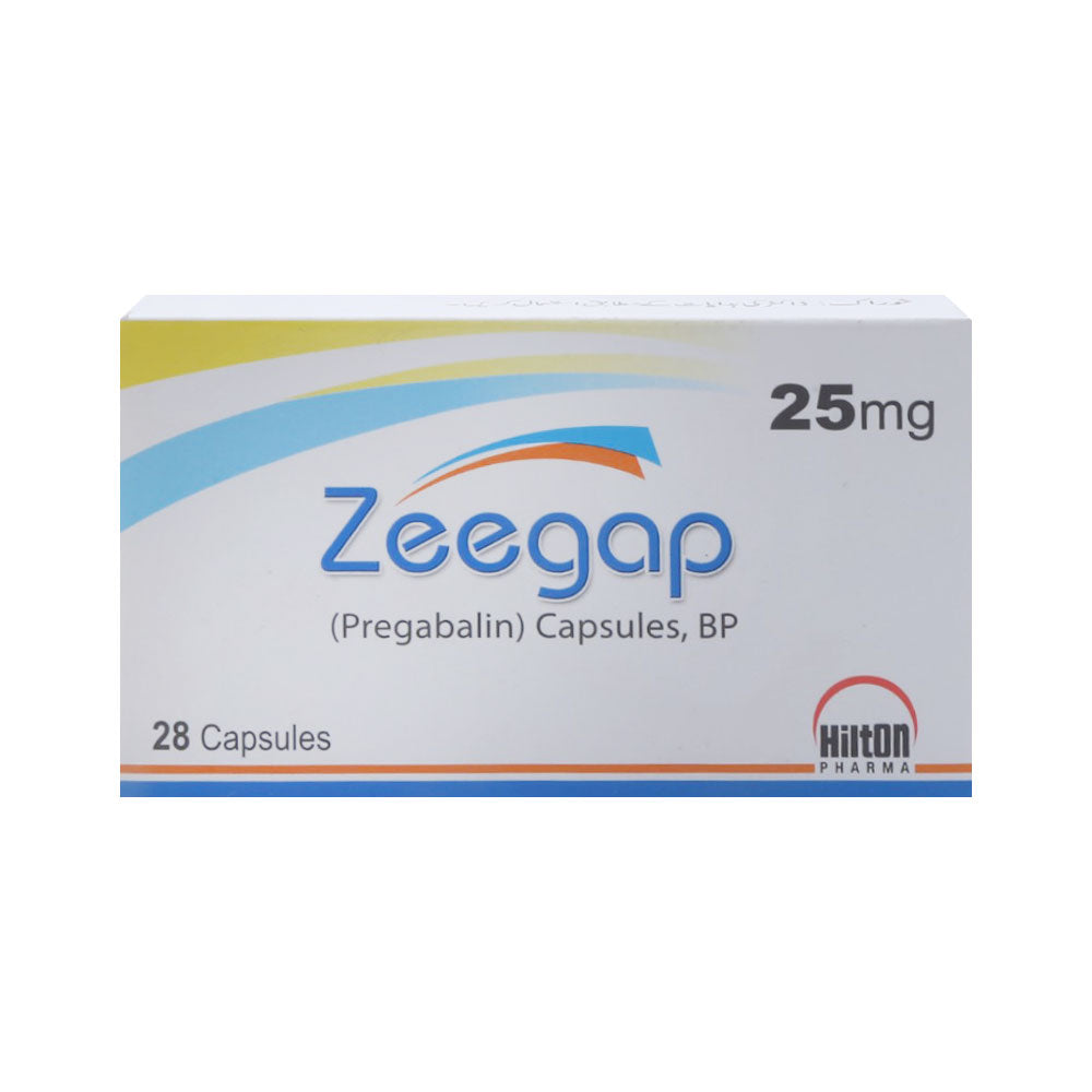 ZEEGAP 25MG 28CAP