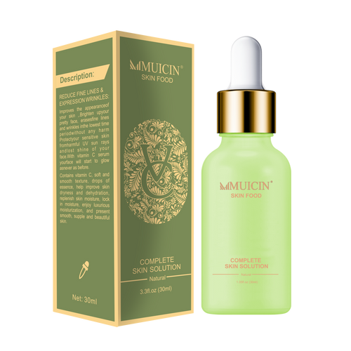Muicin - Vitamin C + Hyaluronic Acid Complete Skin Solution Serum - Hydrated Brightness