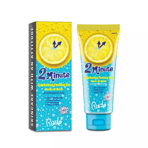 Rude Cosmetics - 2 Minute Exfoliating Peeling Gel Wash-off Mask