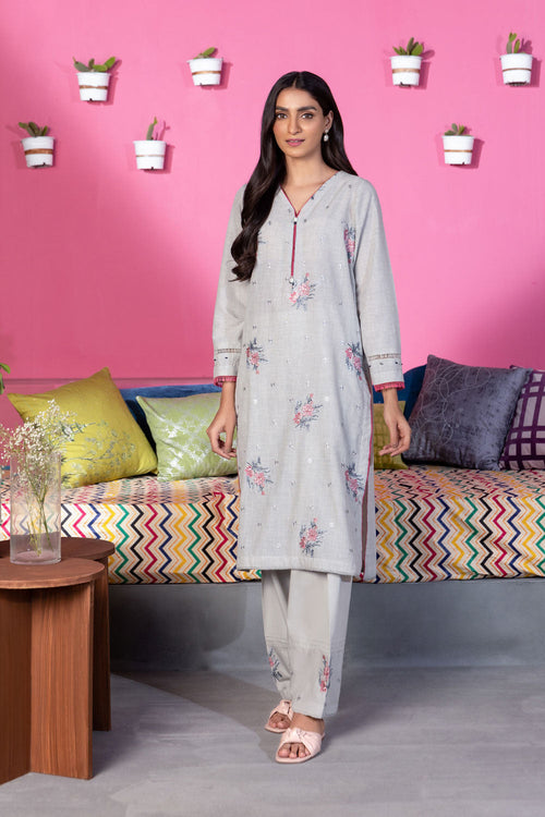 Sapphire - 1 Piece - Embroidered Melange (only Trouser)