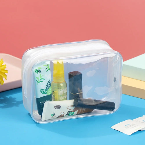 The Original - Transparent Pvc Bags Travel Organizer Clear Makeup Bag Beautician Cosmetic Bag