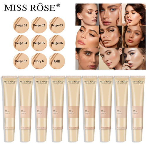 Miss Rose - Silk Flawless Foundation 30Ml - Ivory 06