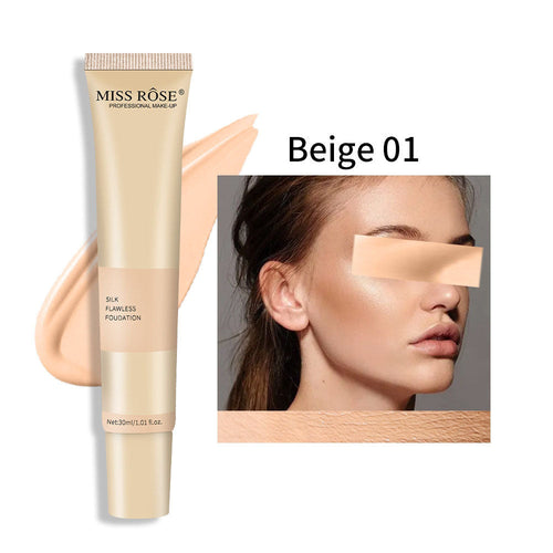 Miss Rose - Silk Flawless Foundation 30ml - Beige 01