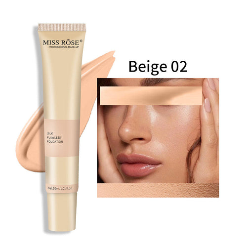 Miss Rose - Silk Flawless Foundation 30ml - Beige 02