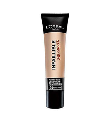 Loreal Paris- Infallible 24h Matte Cover Liquid Foundation 24 Golden Beige
