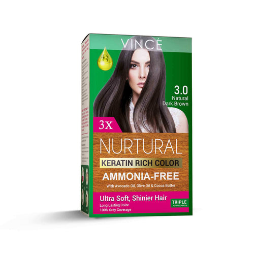 Vince - Nurtural Women Hair Color - Natural Dark Brown - 3.0