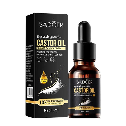 Sadoer Castor Oil Eyelash Lengthening Liquid Eyelashes Serum 15ml Sd50035