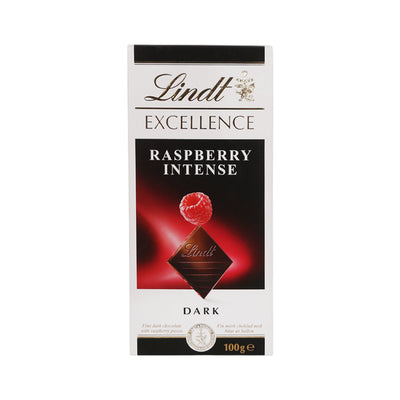 LINDT EXCELLANCE CHOCOLATE FRAMBOISE INTENSE NOIR 100G