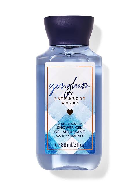 Bath & Body - Works Gingham Travel Size Shower Gel 88ml