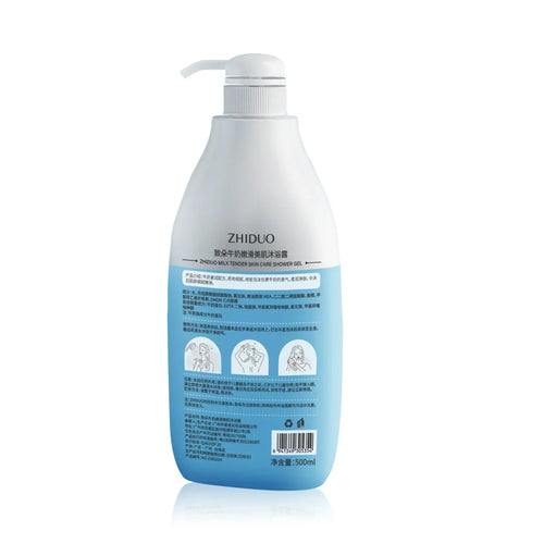 Miss Beauty New Zhiduo Milk Tender Skin Care Shower Gel , Deep Cleanses, Smoothes Hair, Controls Oil, And Is Refreshing. 500ml Zd05354