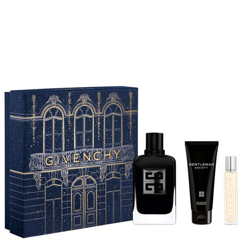 Gift Set - Givenchy Gentlemen Society 3s Set (100ml Edp+ 75ml S/g+ 12.5ml Travel Spray)