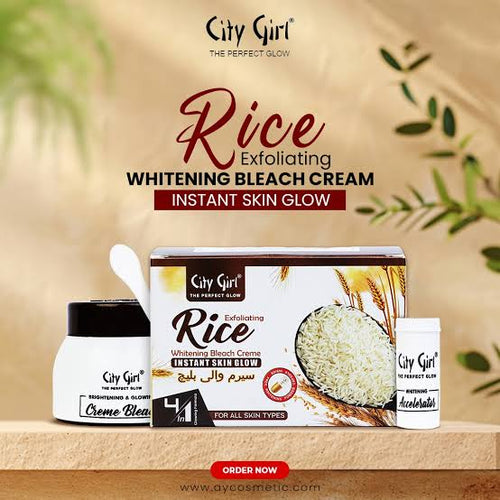 City Girl - Rice Bleach Cream Jar