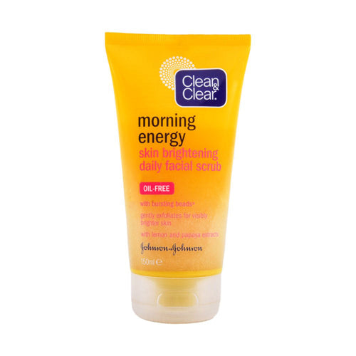 CLEAN & CLEAR FACIAL SCRUB MORNING ENERGY YELLOW 150 ML