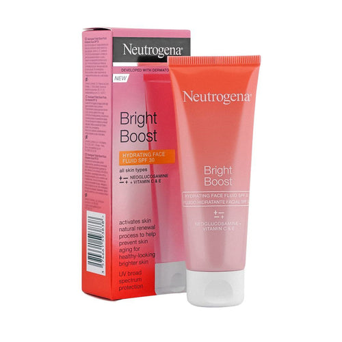 NEUTROGENA BRIGHT BOOST FACE FLUID SPF30 50ML