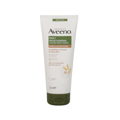 AVEENO VANILLA & OAT DRY SKIN MOISTURISING BODY LOTION 200ML