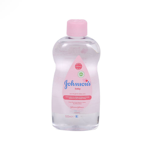 JOHNSONS BABY OIL PURE AND GENTLE DAILY CARE 500 ML