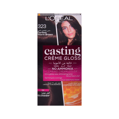 LOREAL CASTING CREME GLOSS 323 DARK CHOCOLATE PC