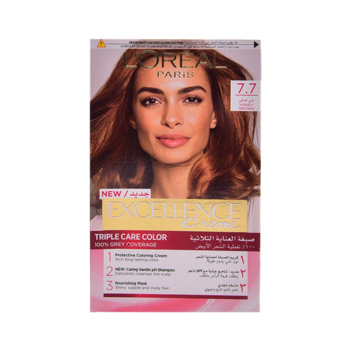 LOREAL EXCELLENCE CREME HONEY BROWN 7.7 PC